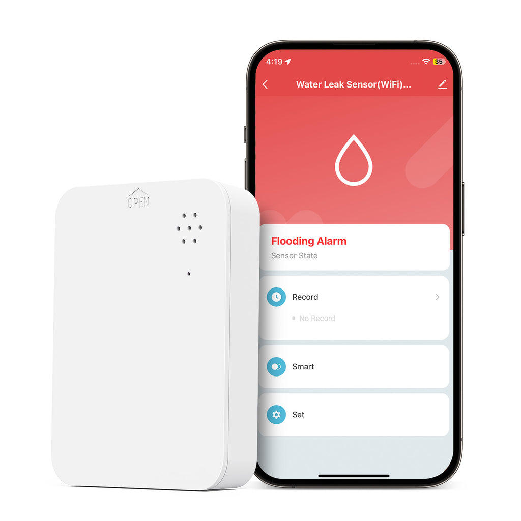 TREATLIFE WiFi Water Alarm with App Alerts Works with Alexa, Google Home