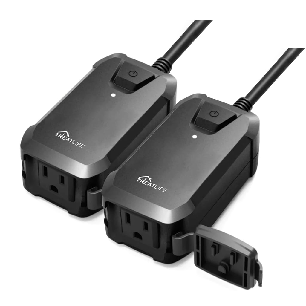 WiFi Outdoor Smart Plug, Smart Dimmer Plug Work with Alexa, Google Home,  400W(MP22WD) 