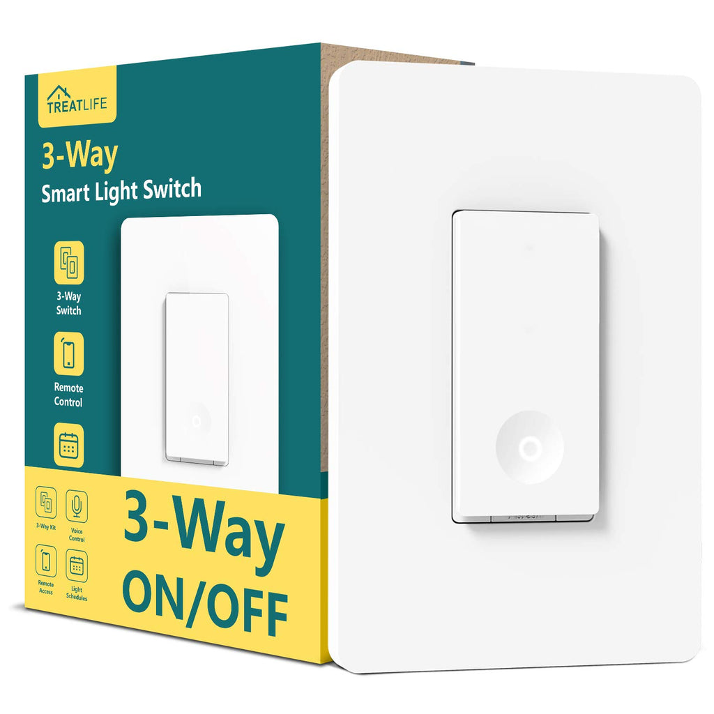 Smart Wireless Light Switch Kit Wall Remote Control On/Off No Wiring for  Lamps
